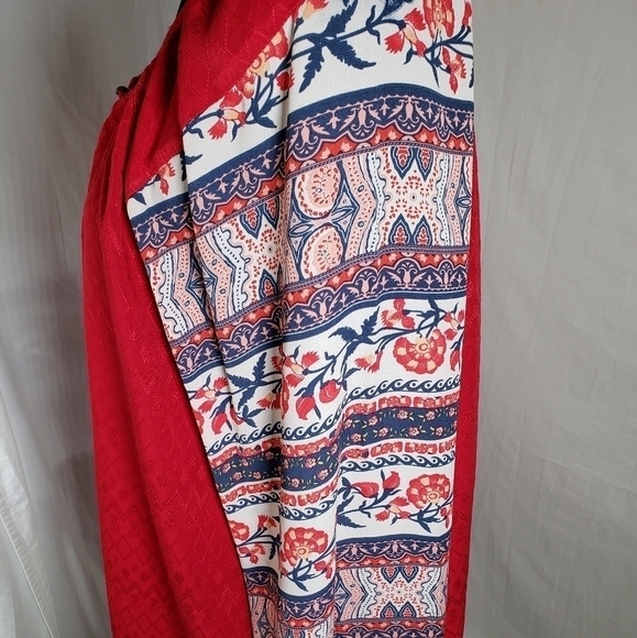 Style & Co Red Loose fitted Blouse Sz XL - Picture 5 of 10